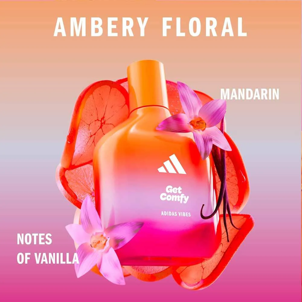 Adidas Vibes Get Comfy EDP 100ml - Image 3