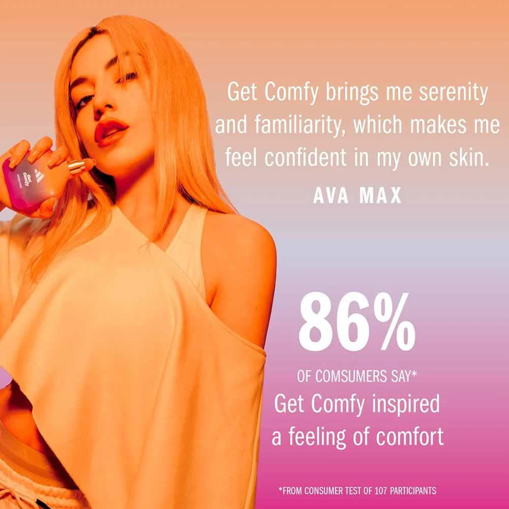Adidas Vibes Get Comfy EDP 100ml - Image 4