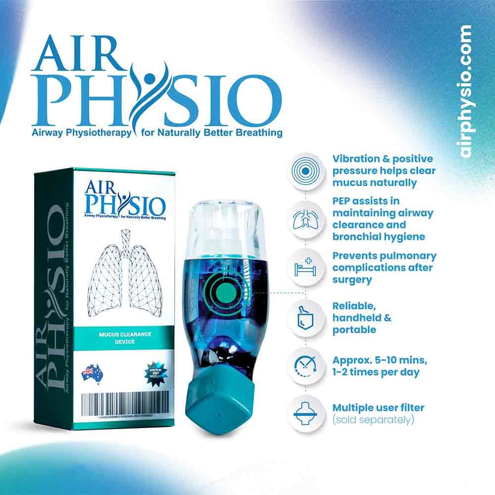 AirPhysio Mucus Clearance Device For Better Breathing - Average Lung Capacity - Image 4