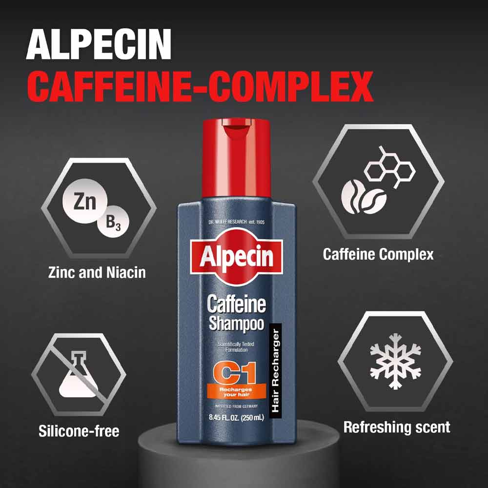 Alpecin C1 Caffeine Shampoo 375ml - Image 3