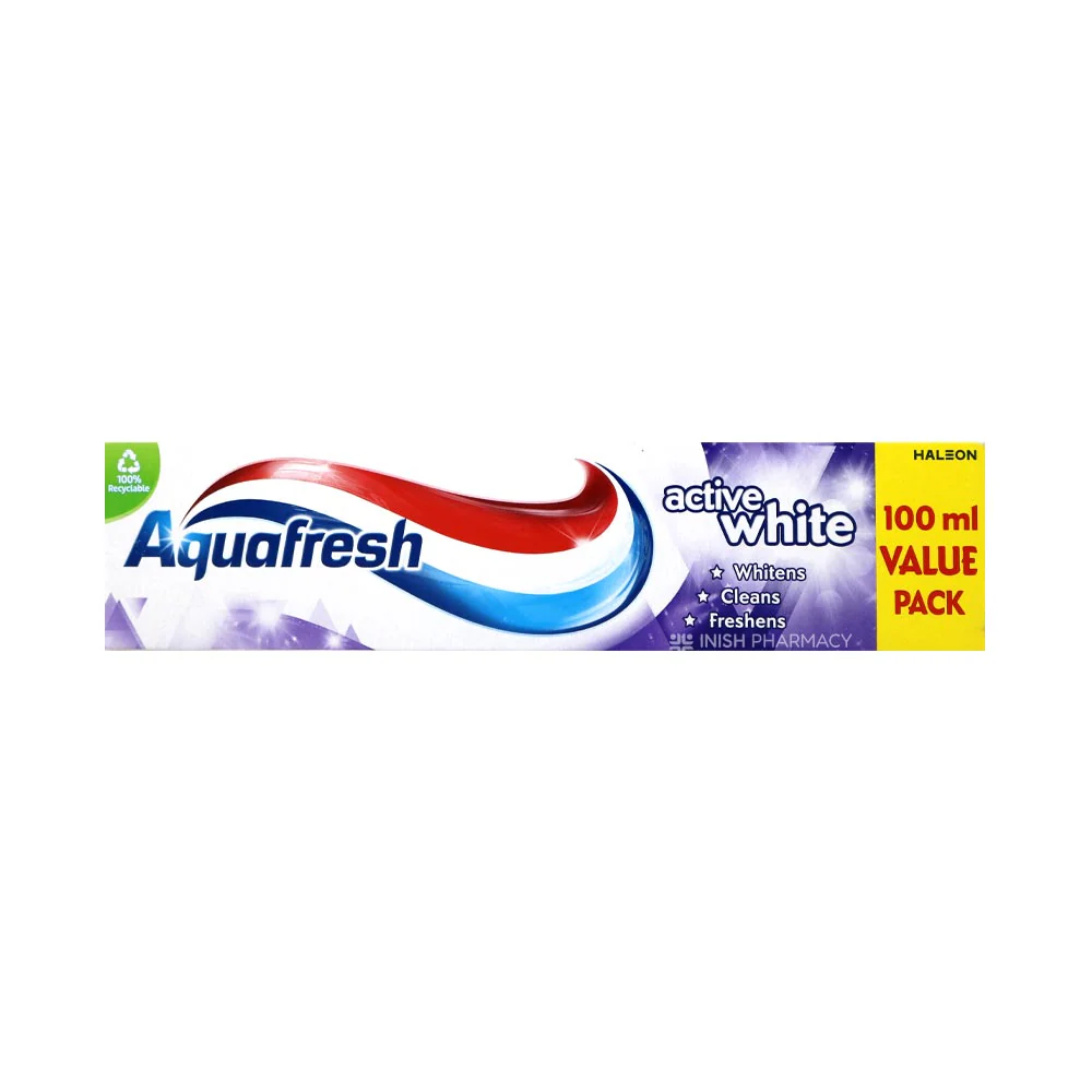 Aquafresh Active White Toothpaste 100ml