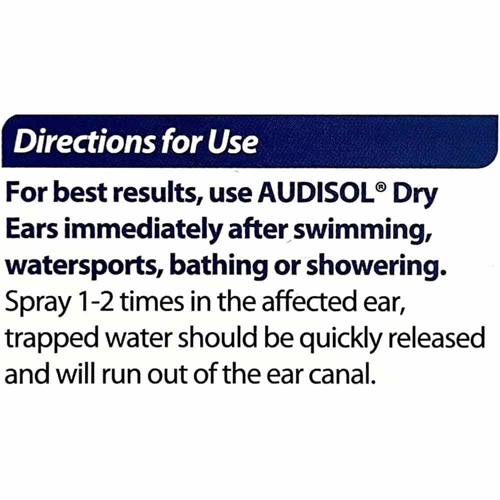 Audisol Dry Ears Spray 30ml - Image 2