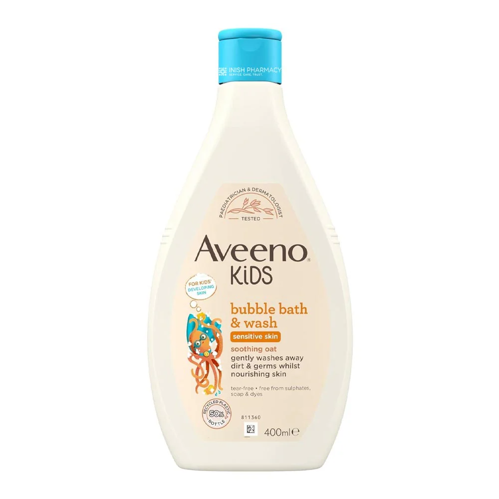 Aveeno Kids Bubble Bath & Wash 400ml