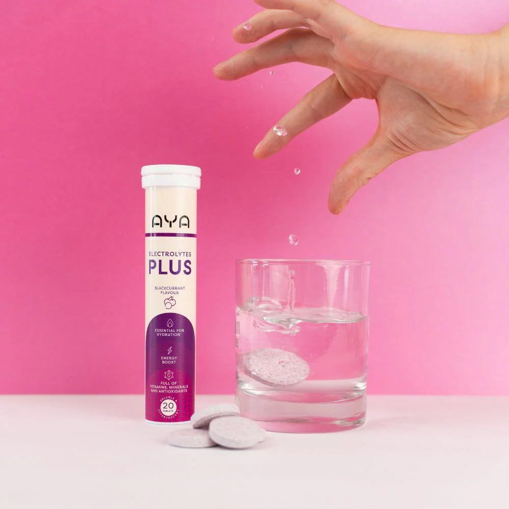 Aya Electrolytes Plus Blackcurrant Flavour 20 Tablets - Image 4