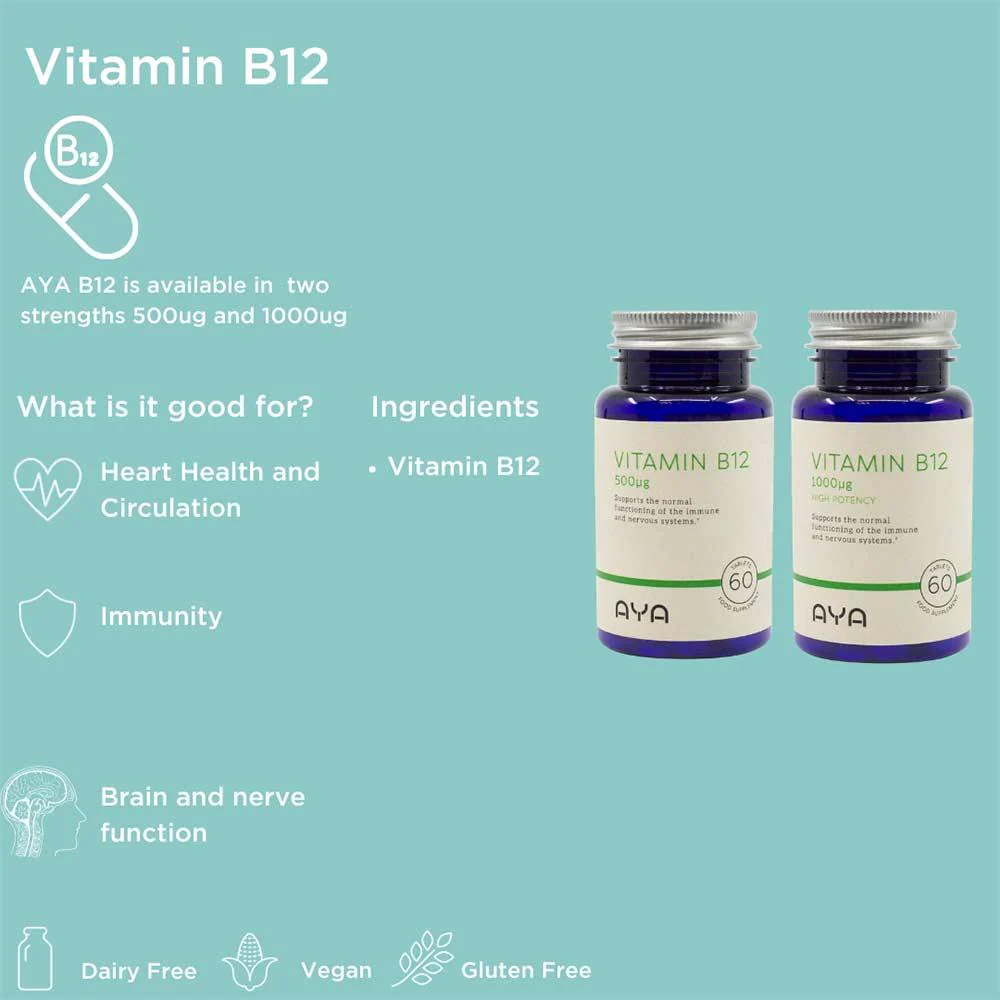 AYA Vitamin B12 1000ug Tablets - Image 2