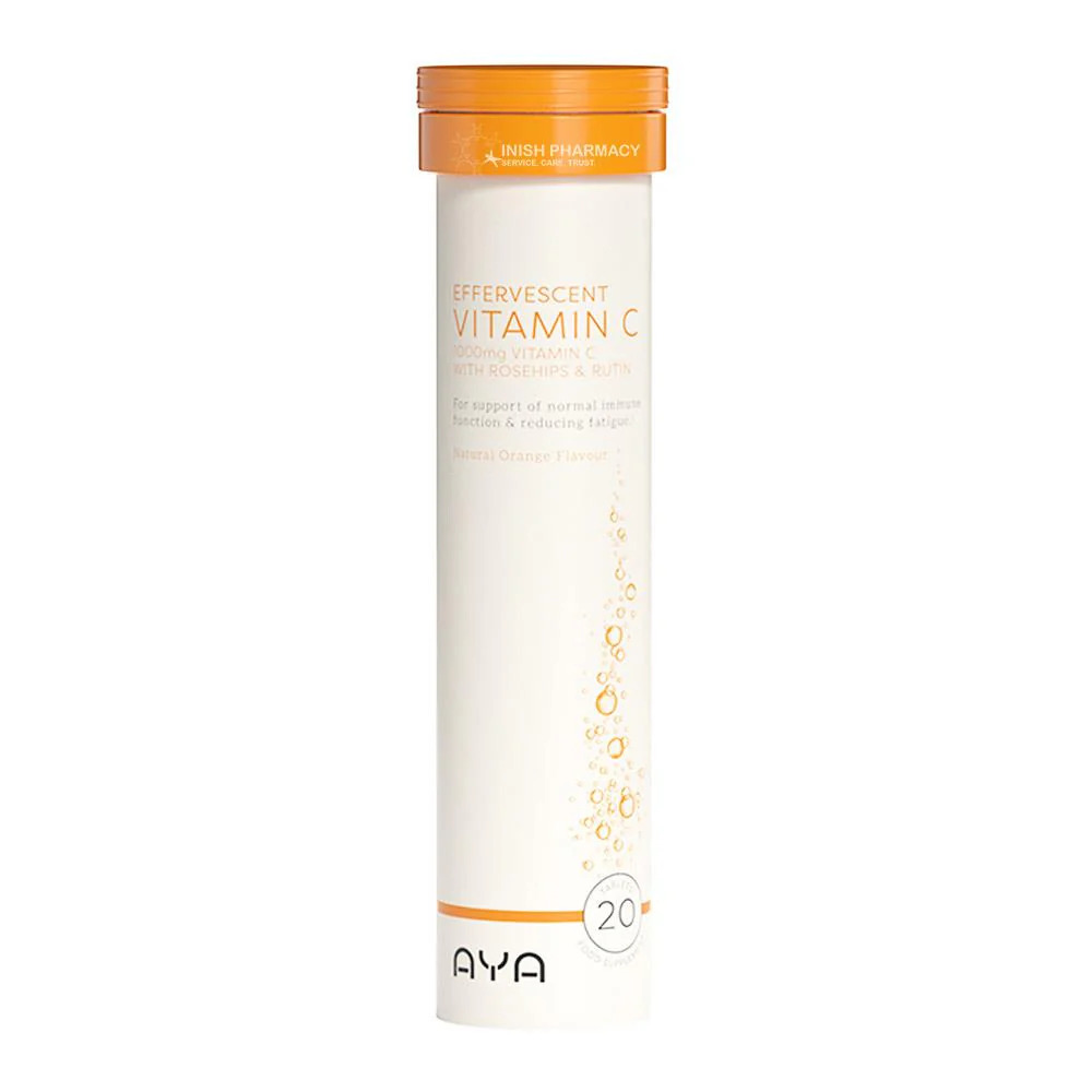 AYA Vitamin C 1000mg Effervescent Tablets 20 Pack