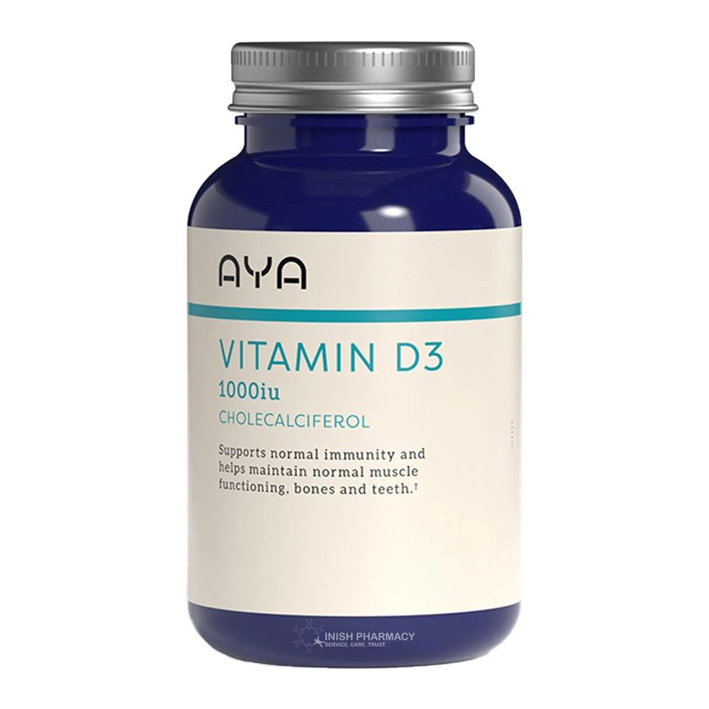 AYA Vitamin D3 1000iu Tablets 90 Pack