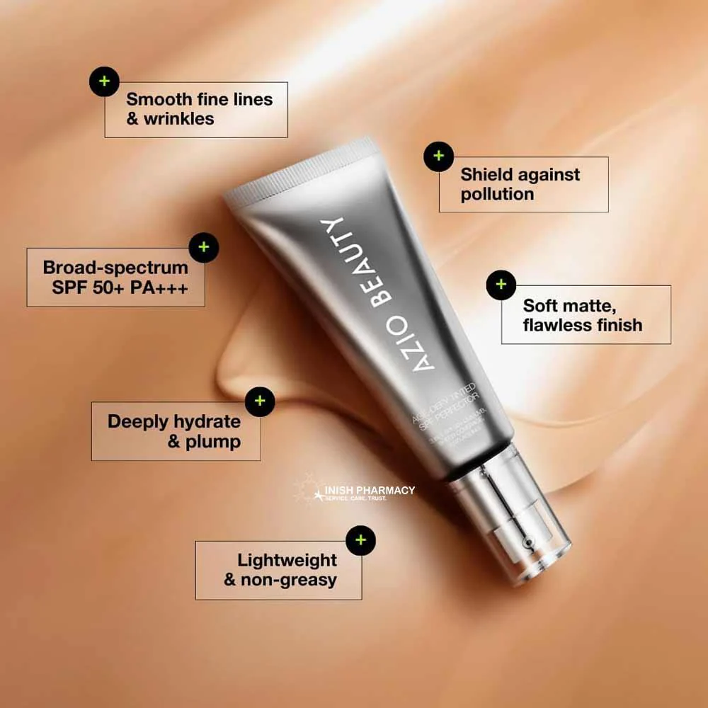 Azio Beauty Age-Defy Tinted SPF50 Perfector Light 35ml - Image 5