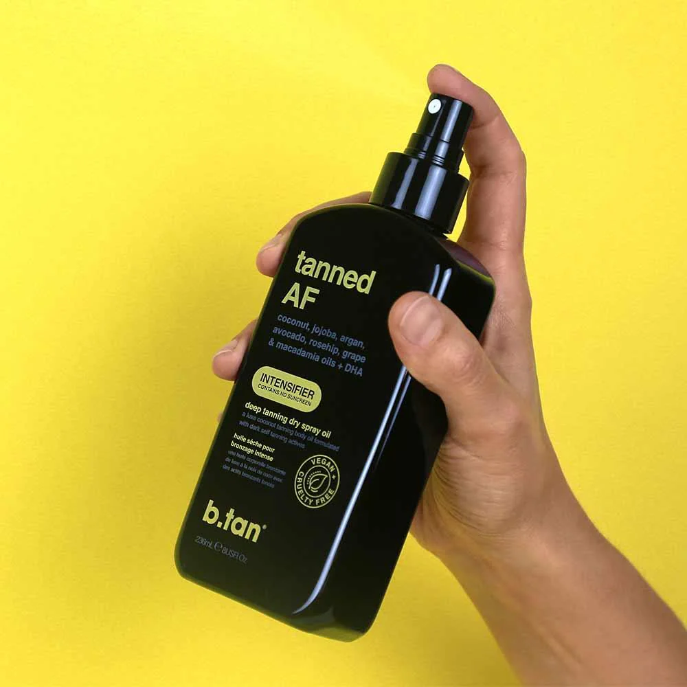 B.Tan Tanned AF - Intensifier Tanning Oil 236ml - Image 3