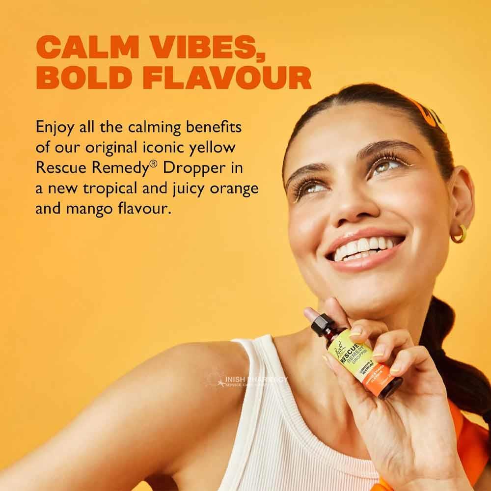 Bach Rescue Remedy Drops Orange & Mango 20ml - Image 3