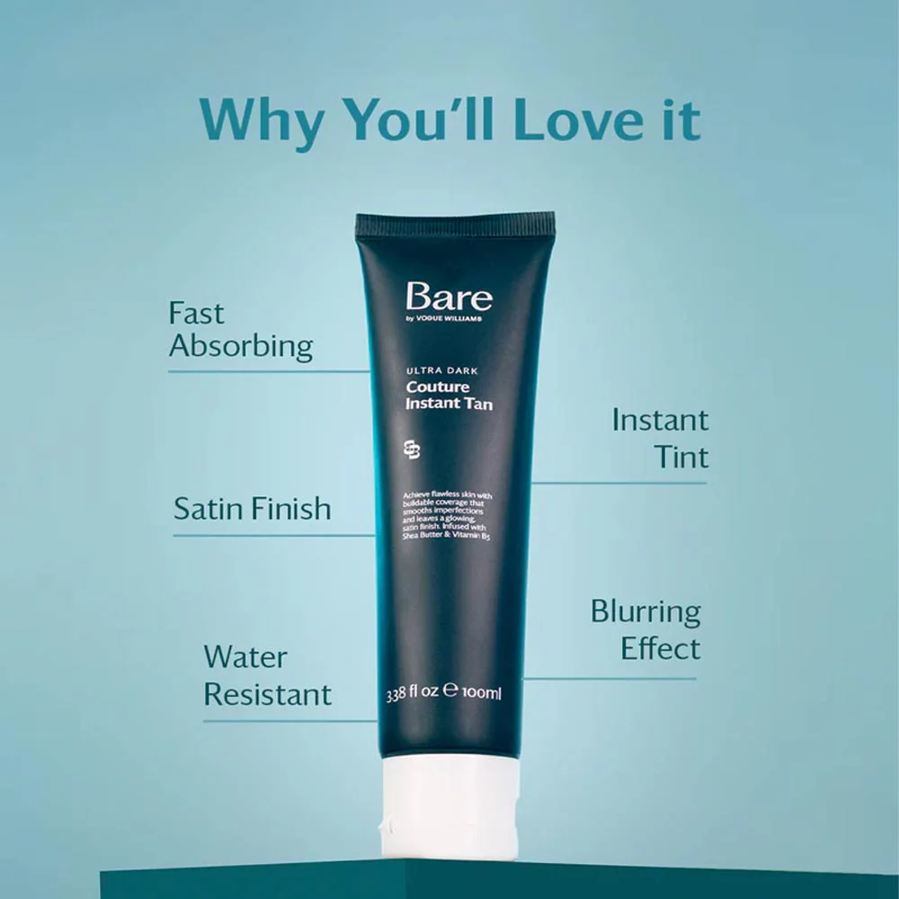 Bare By Vogue Couture Instant Tan Ultra Dark 100ml - Image 2