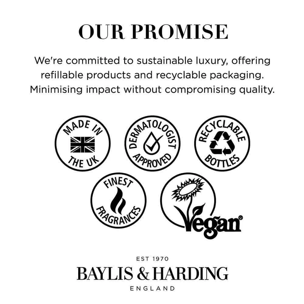 Baylis & Harding Peony Lychee & Vanilla  Hand Wash 500ml - Image 4