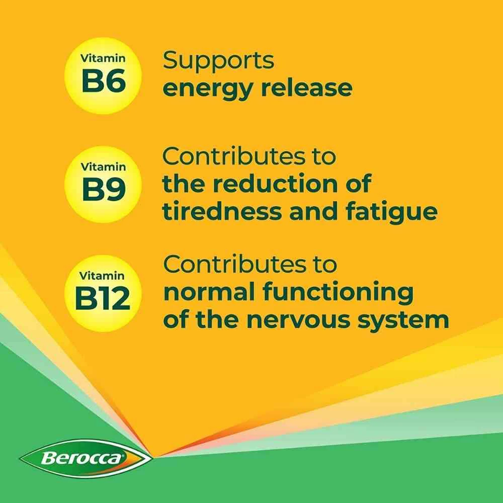 Berocca Immuno Sugar-Free Orange Effervescent Tablets 15 Pack - Image 4