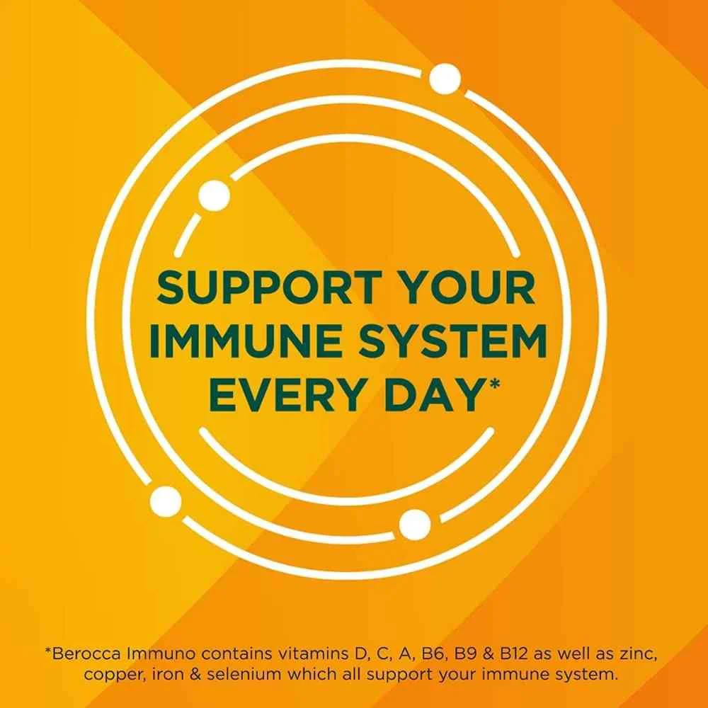 Berocca Immuno Sugar-Free Orange Effervescent Tablets 15 Pack - Image 6