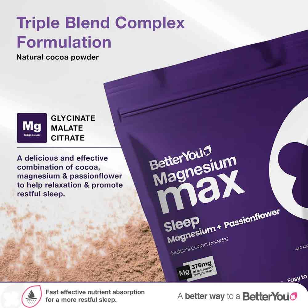 BetterYou Magnesium Max Sleep Powder 160g - Image 4