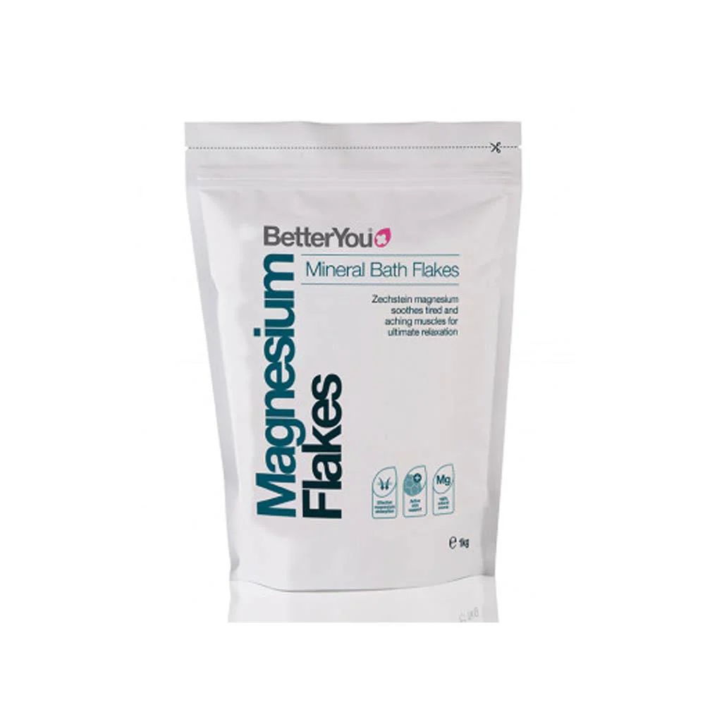 BetterYou Magnesium Mineral Bath Flakes 1kg
