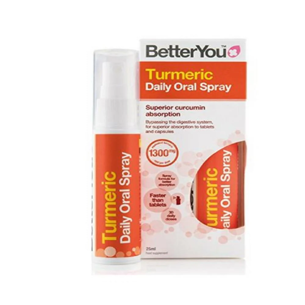 BetterYou Turmeric Daily Oral Spray 25ml - Image 2