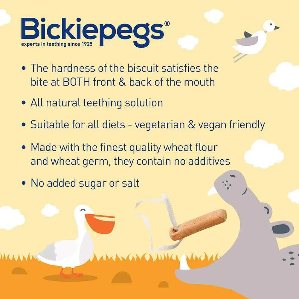 Bickiepegs Natural Teething Biscuits For Babies 6m+ - Image 3