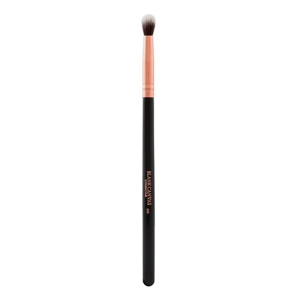 Blank Canvas Cosmetics Dimension Series E01 Metallic Rose Gold & Black Small Blending Brush