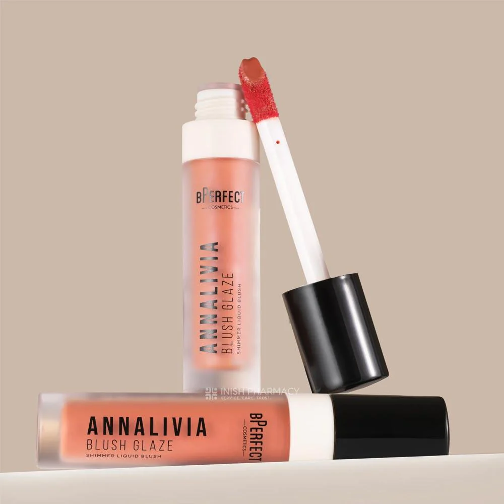 Bperfect Annalivia Wedding Collection Bronze Glaze Dewy Liquid Blusher Peach - Image 3