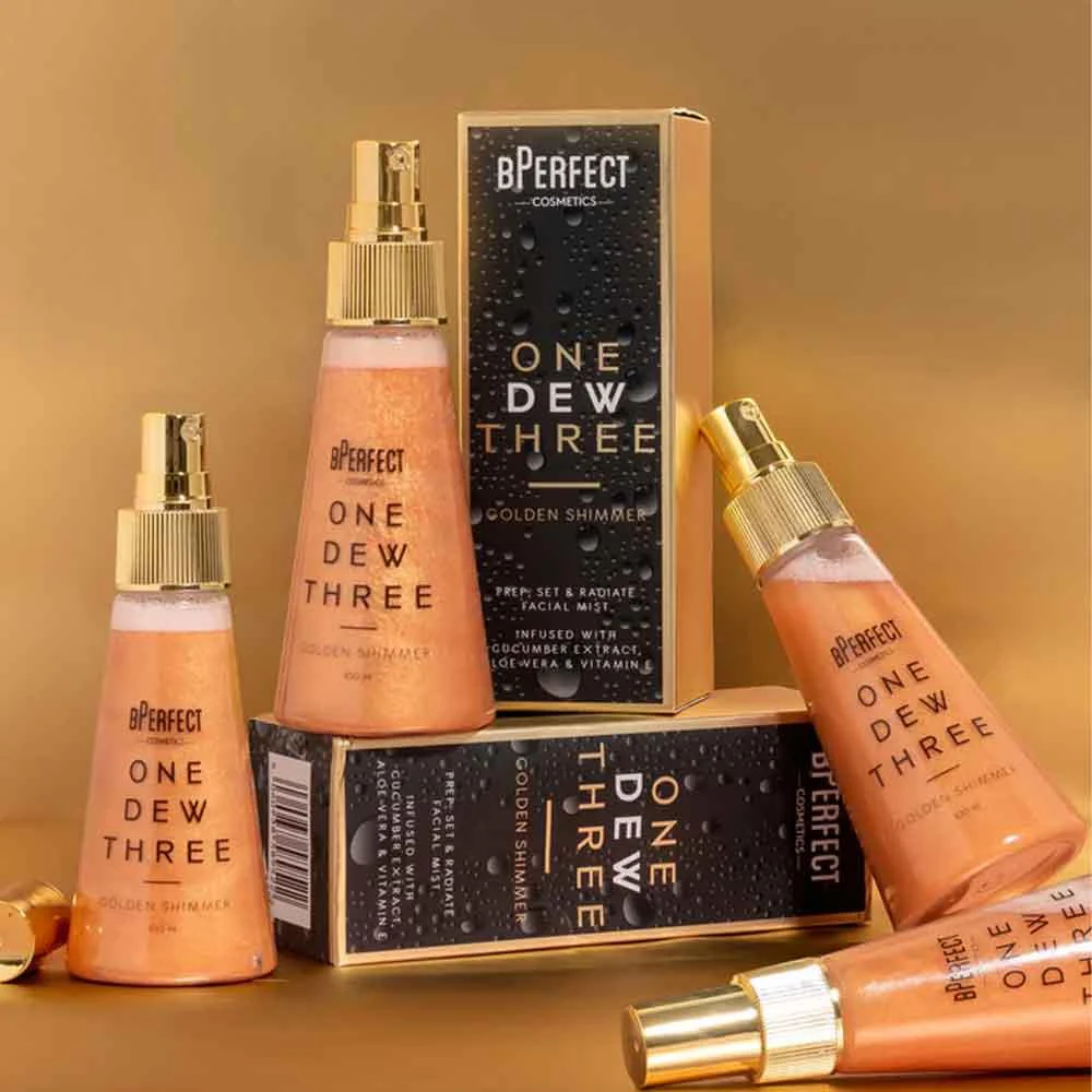 BPerfect One Dew Three Golden Shimmer Longevity Setting Spray - Image 2