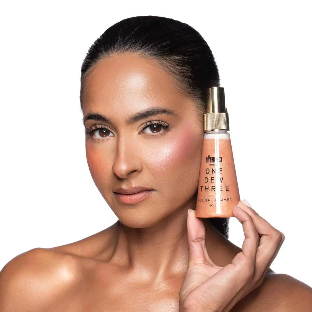 BPerfect One Dew Three Golden Shimmer Longevity Setting Spray - Image 3