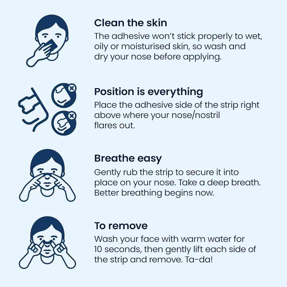 Breathe Right Clear Nasal Strips Small/Medium 10 Pack - Image 5