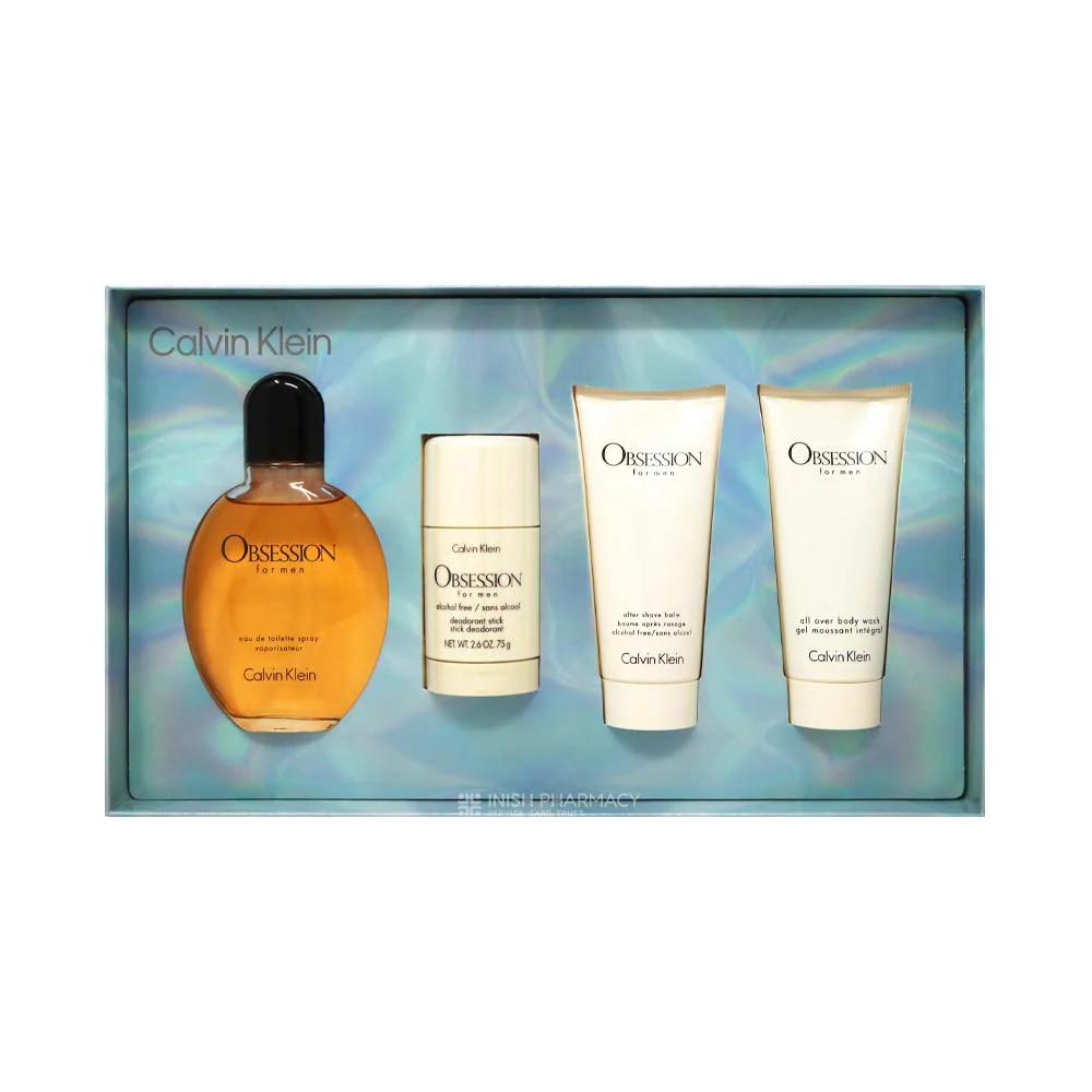 Calvin Klein Mens Obsession 4  Piece Giftset - Image 2