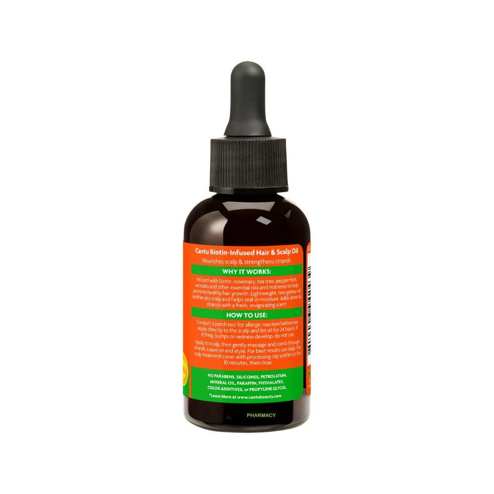 Cantu Biotin-Infused Hair & Scalp Oil 59ml - Image 2