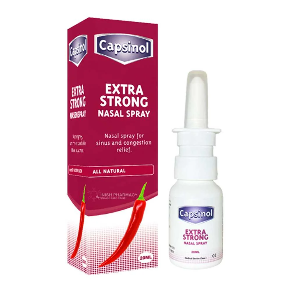 Capsinol Extra Strong Formula Nasal Spray 20ml