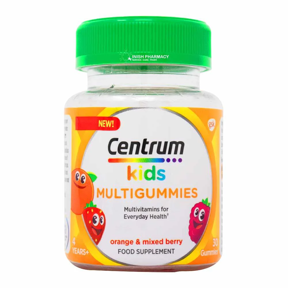 Centrum Kids Multigummies Orange & Mixed Berry 30 Pack