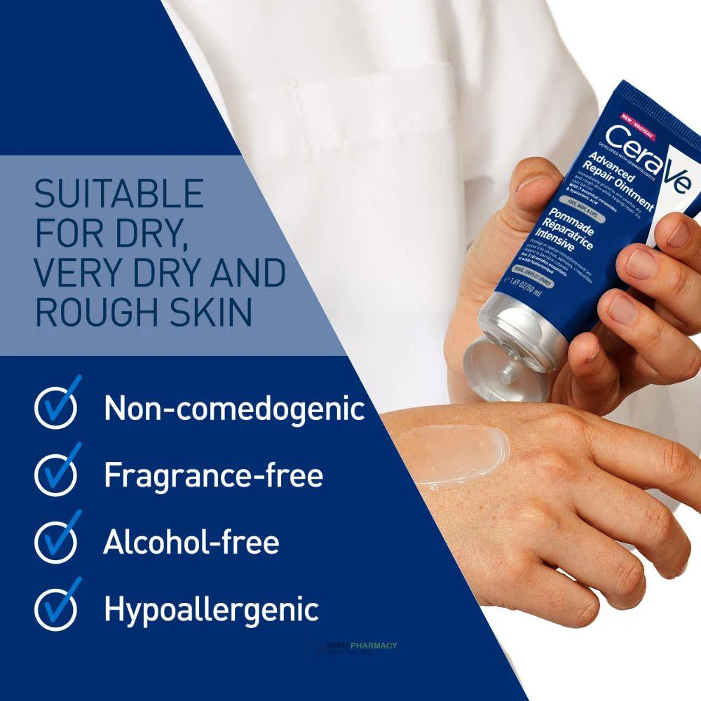 CeraVe Advanced Repair Ointment for Very Dry and Chapped Skin 88ml - Image 3
