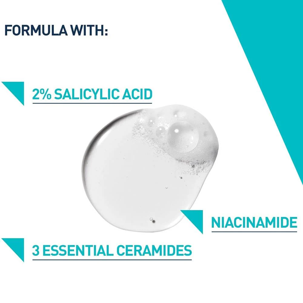 CeraVe Blemish Control Cleanser With Salicylic Acid and Niacinamide 473ml - Image 3