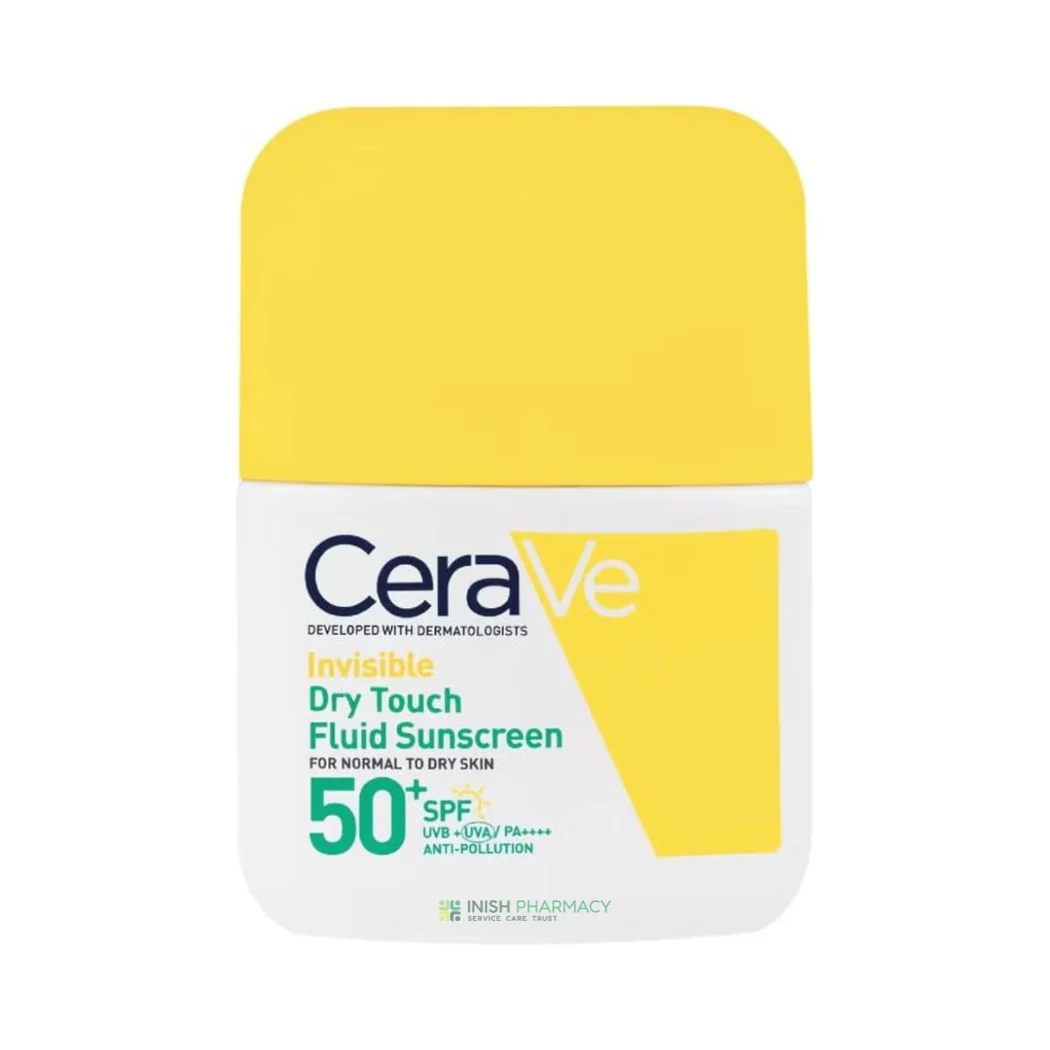 CeraVe Invisible Dry Touch Fluid Sunscreen SPF50 50ml