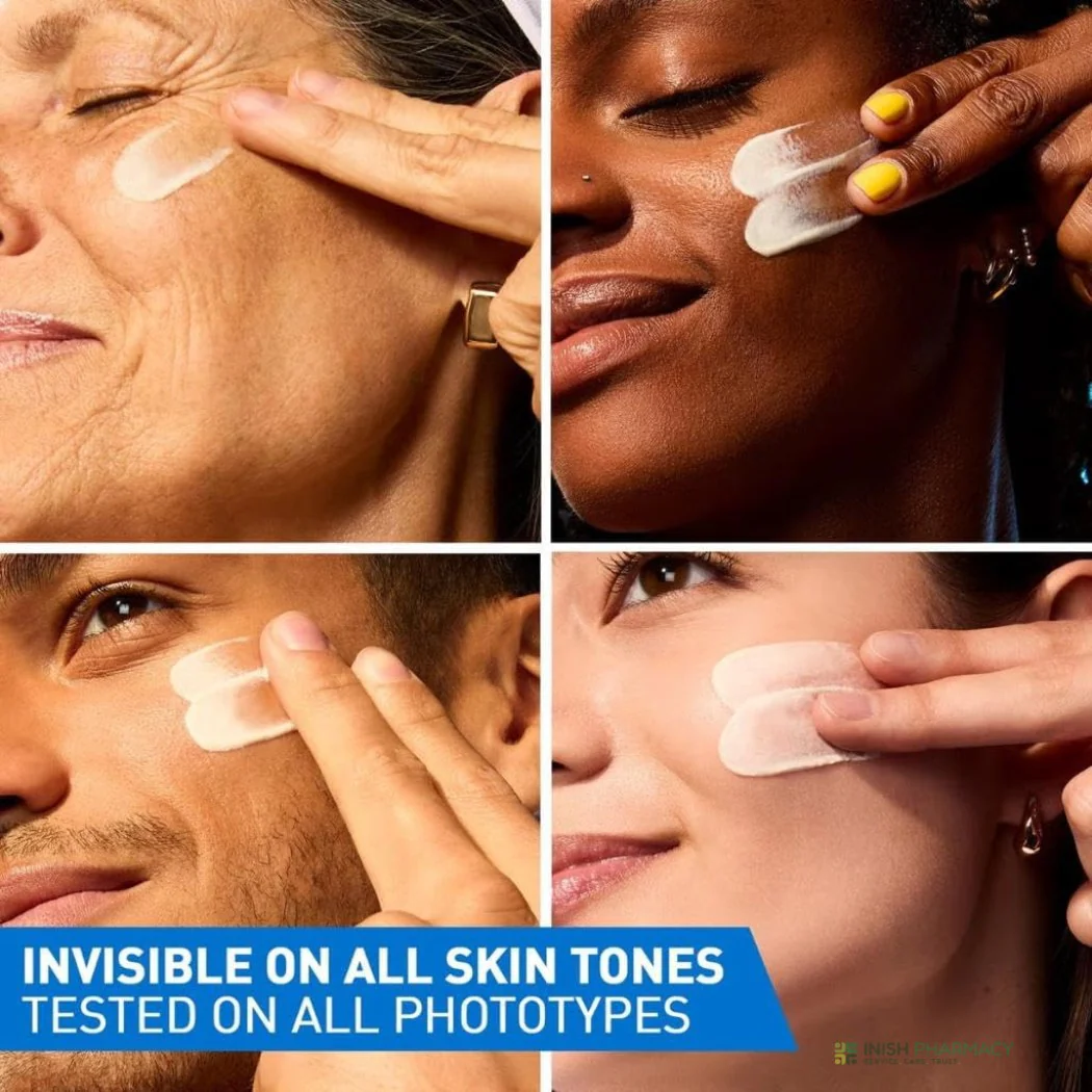 CeraVe Invisible Dry Touch Fluid Sunscreen SPF50 50ml - Image 6