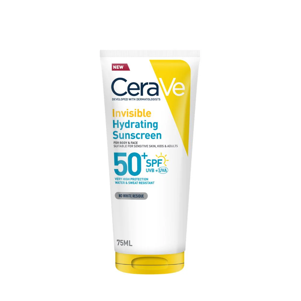 CeraVe Invisible Hydrating Sunscreen SPF50 75ml
