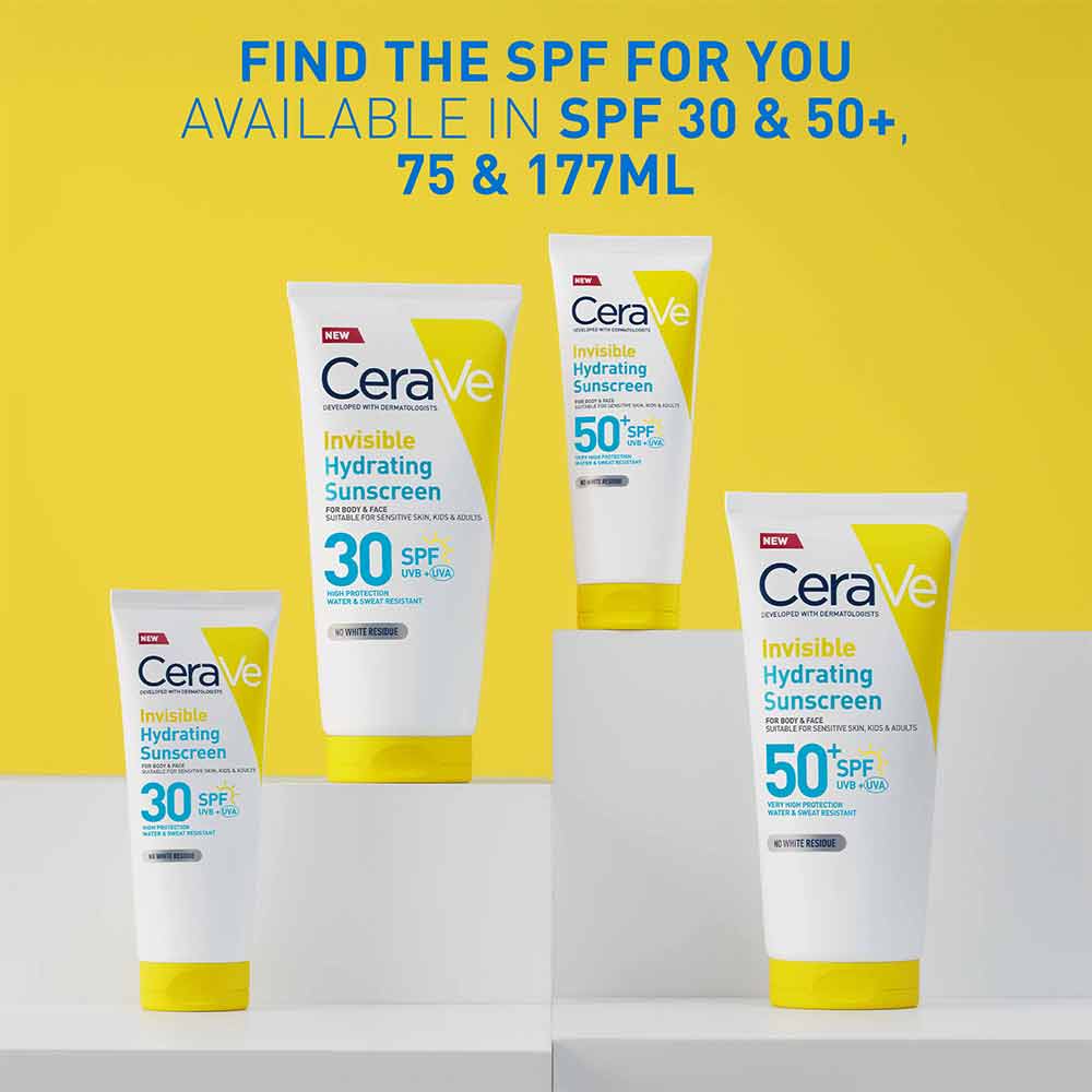 CeraVe Invisible Hydrating Sunscreen SPF50 75ml - Image 4