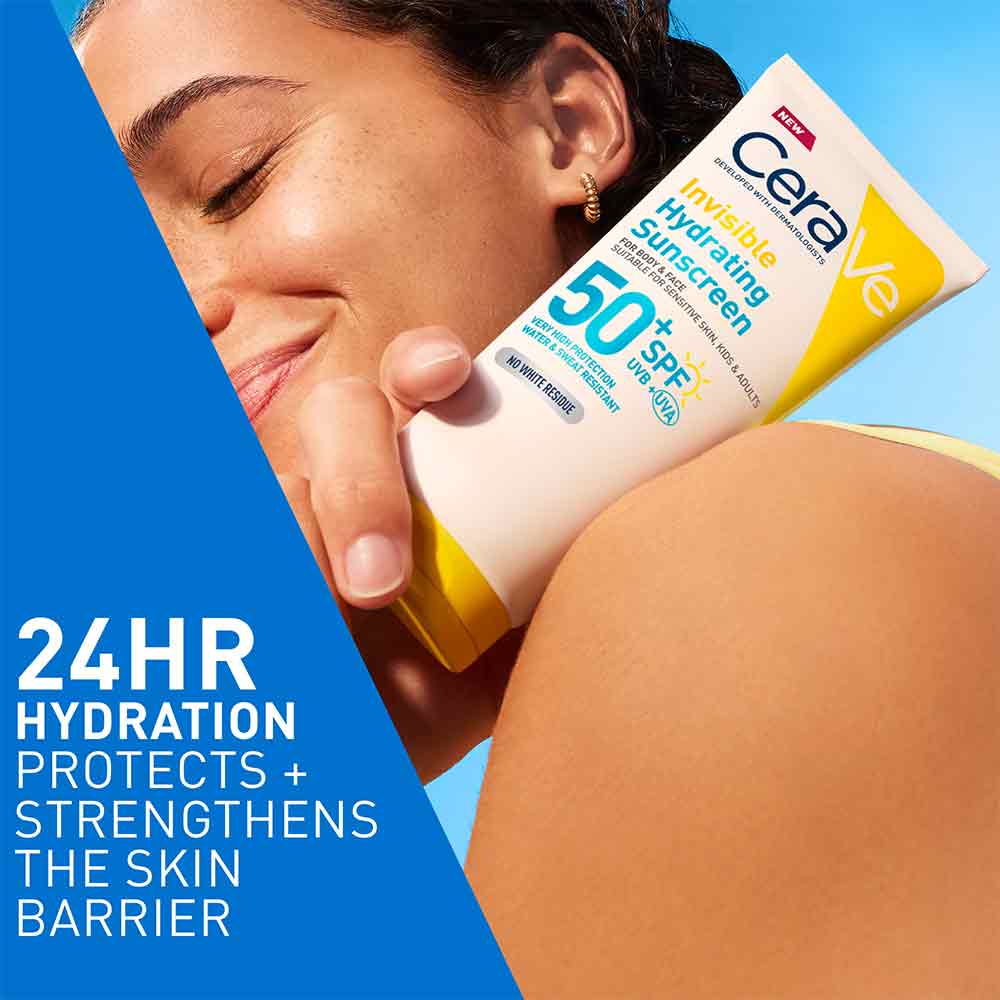 CeraVe Invisible Hydrating Sunscreen SPF50 75ml - Image 9