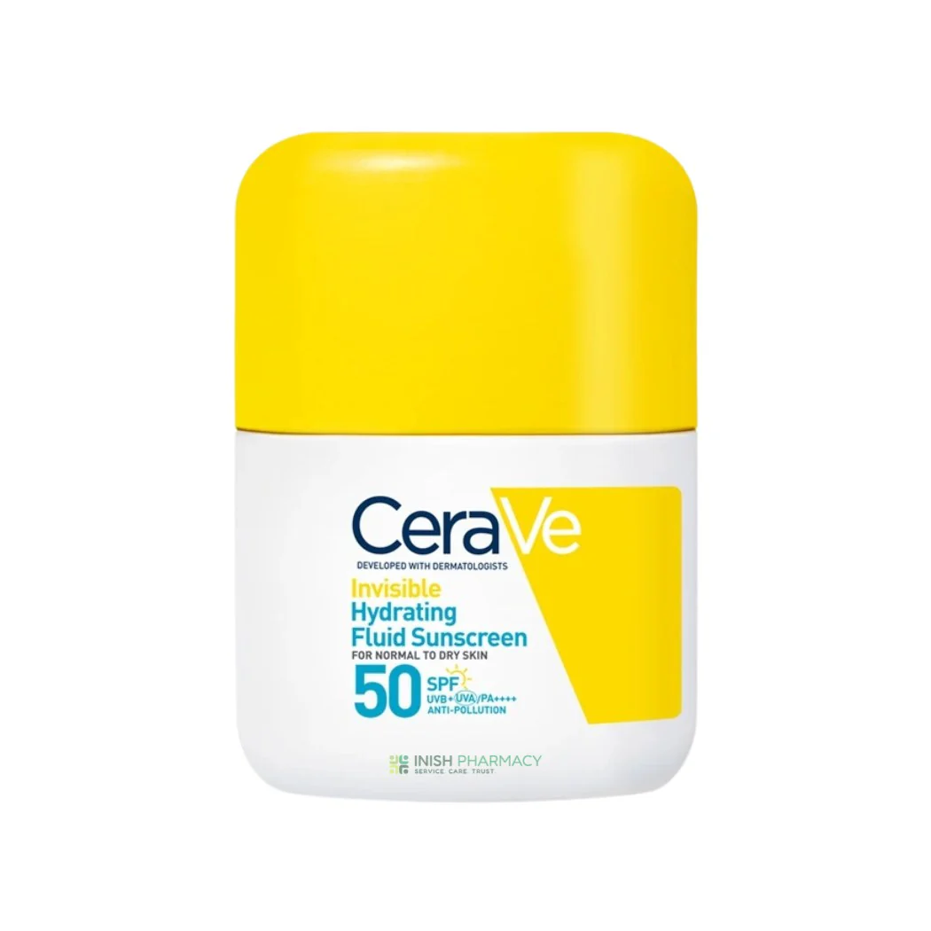 CeraVe Invisible Fluid Hydratant Sunscreen SPF50 50ml