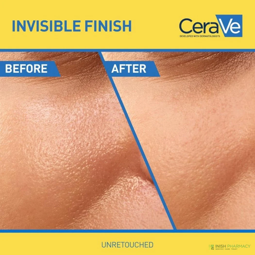 CeraVe Invisible Fluid Hydratant Sunscreen SPF50 50ml - Image 3