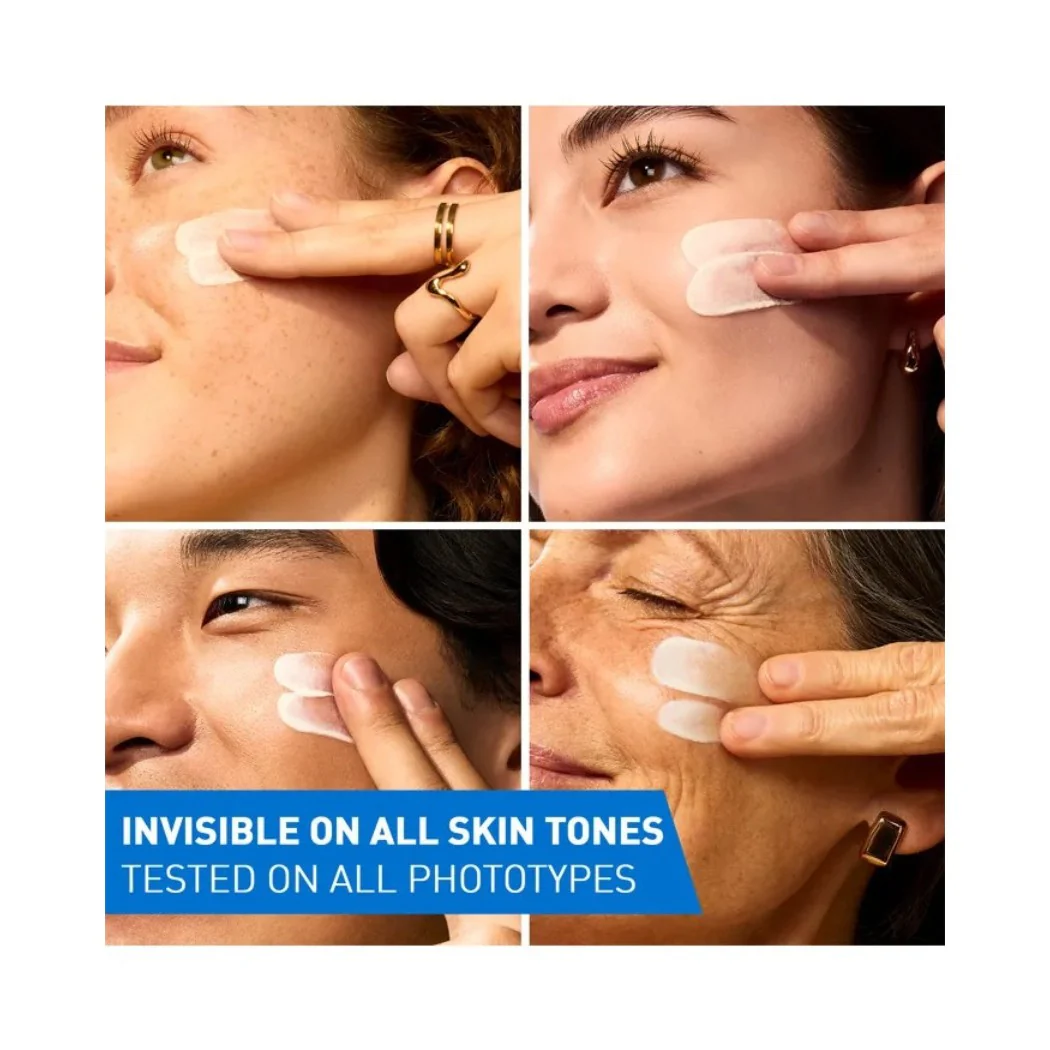 CeraVe Invisible Fluid Hydratant Sunscreen SPF50 50ml - Image 5