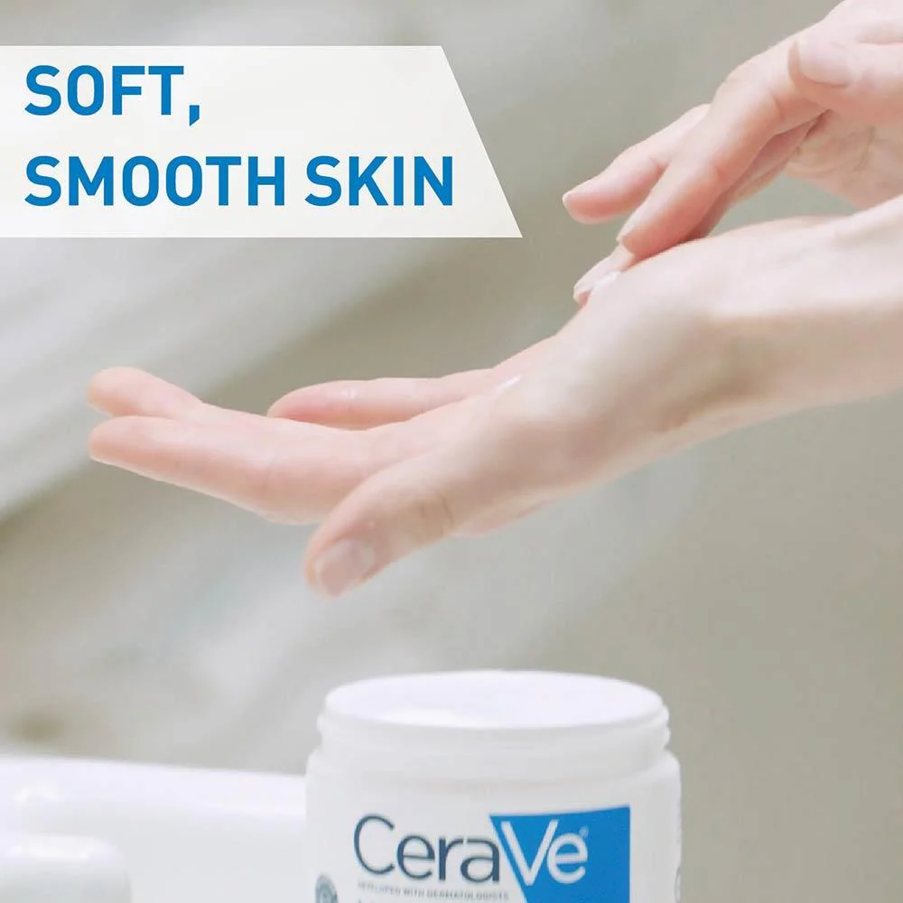 CeraVe Moisturising Cream With Hyaluronic Acid & Ceramides For Dry to Very Dry Skin 177ml - Image 3