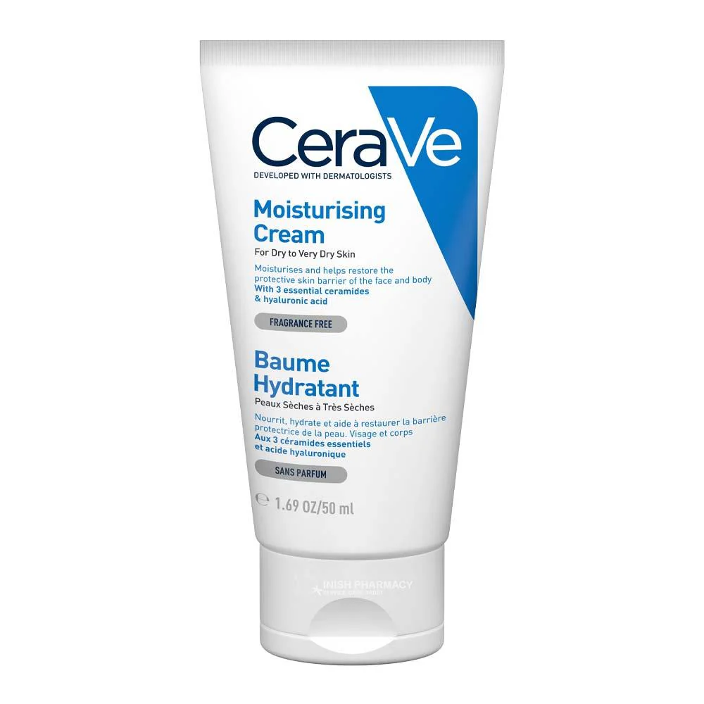 Cerave Moisturising Cream With Hyaluronic Acid & Ceramides For Dry to Very Dry Skin 50ml