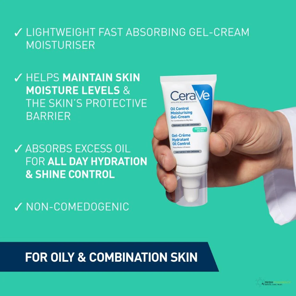 CeraVe Oil Control Moisturising Gel Cream 52ml - Image 6