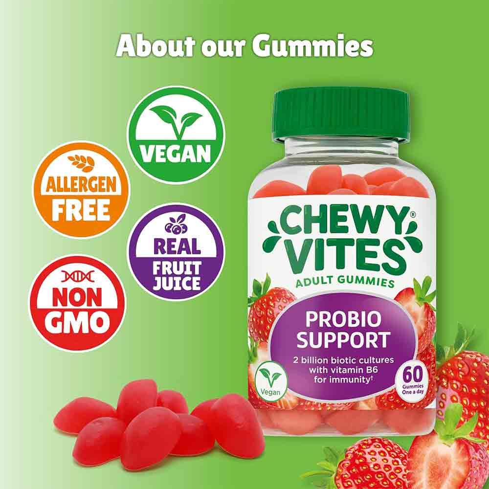 Chewy Vites Adult Gummies Probio-Support 60 Gummies - Image 3