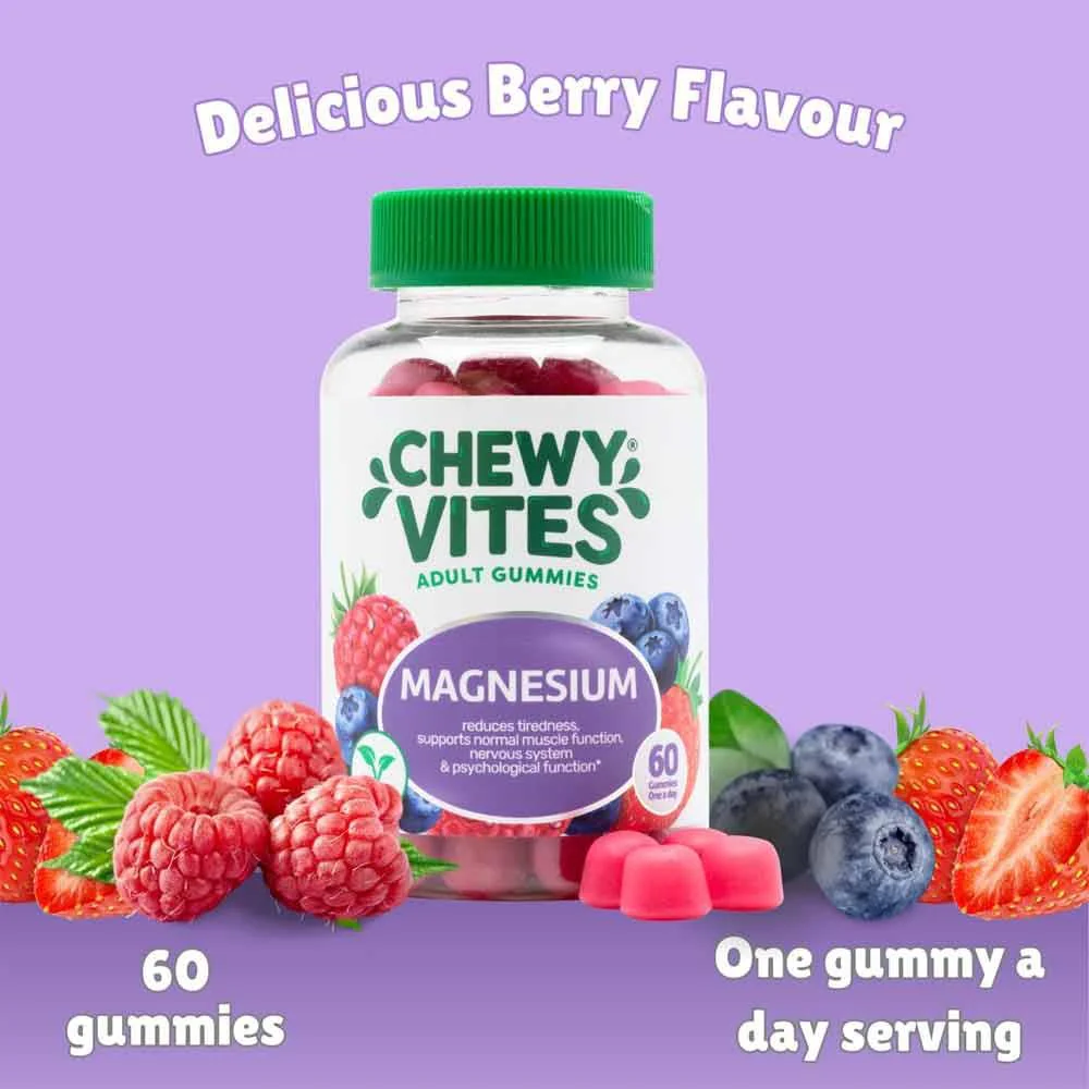 Chewy Vites Adult Magnesium 60 Gummies - Image 2