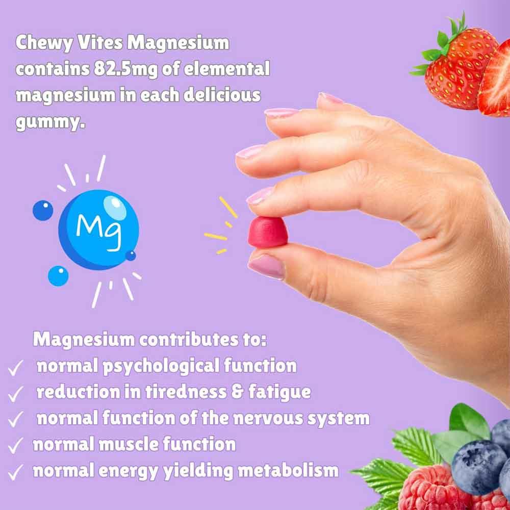 Chewy Vites Adult Magnesium 60 Gummies - Image 3