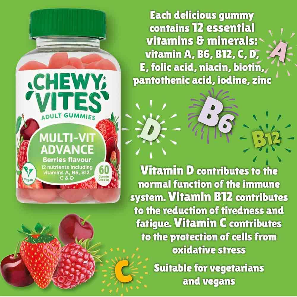 Chewy Vites Adult Multi-Vit Advance 60 Gummies - Image 3