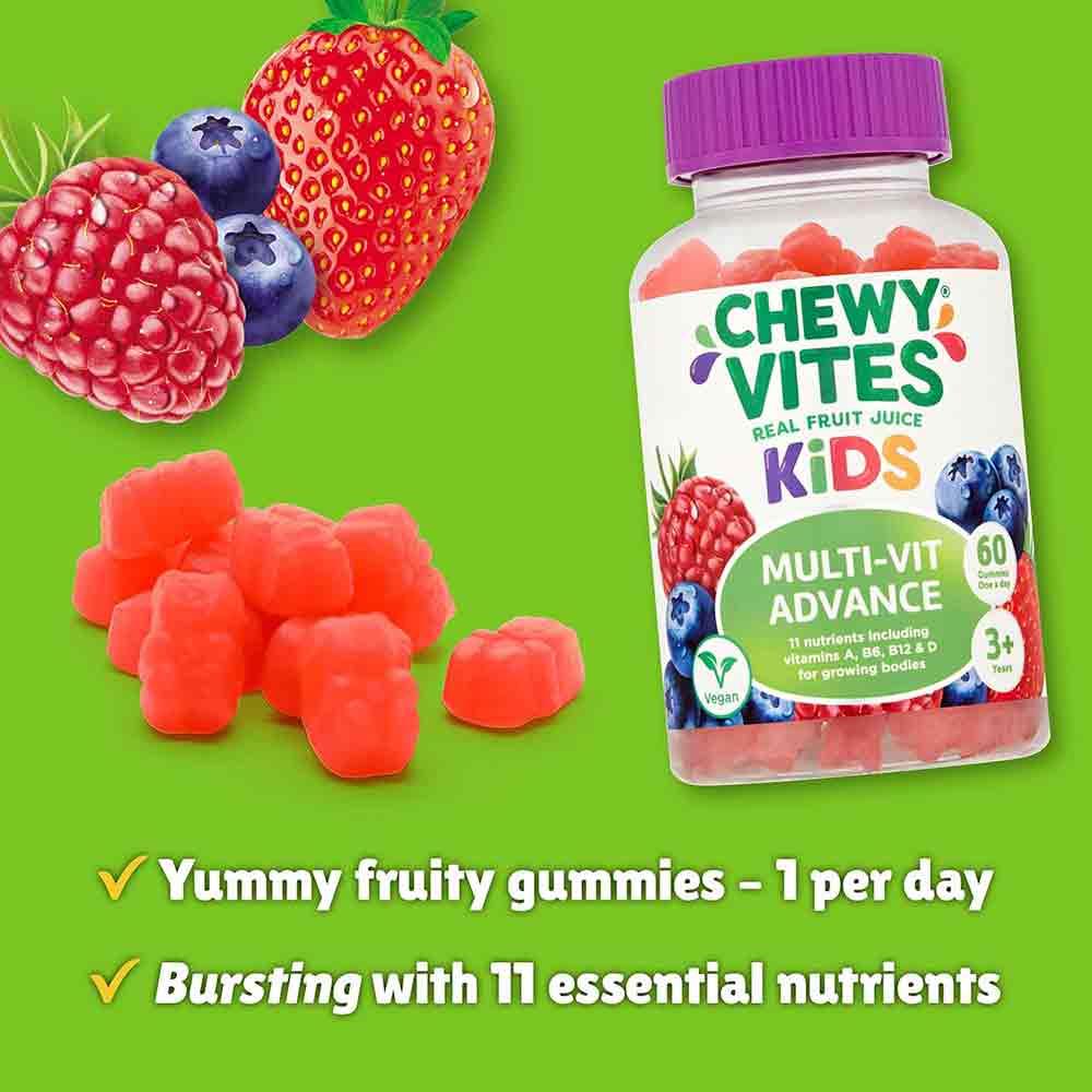 Chewy Vites Kids Multi-Vit Advance 60 Gummies - Image 2