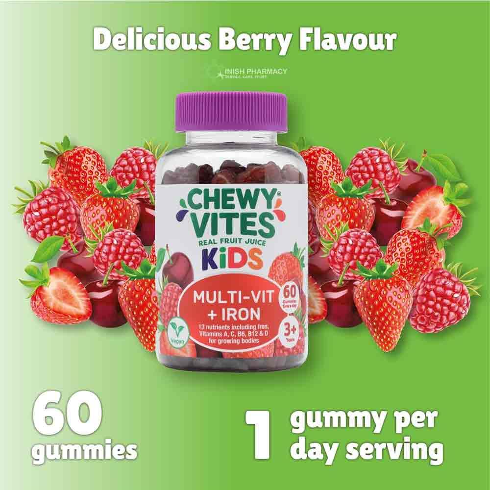 Chewy Vites Kids Multi-VIt + Iron 60 Gummies - Image 2